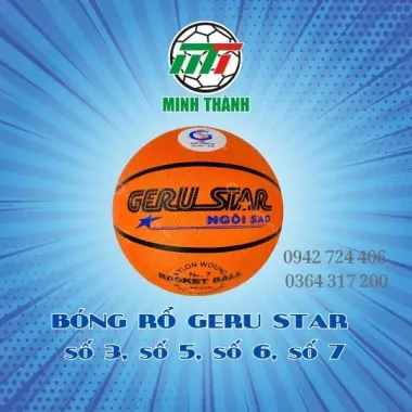 BÓNG RỔ GERU STAR SỐ 3, SỐ 5, SỐ 6, SỐ 7