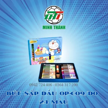 BÚT SÁP DẦU OP-C09/DO 24 MÀU