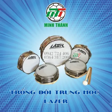 TRỐNG ĐỘI TRUNG HỌC INOX LAZER