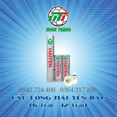 CẦU LÔNG HẢI YẾN BẠC ( 6 TRÁI - 12 TRÁI)