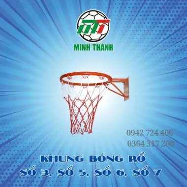 KHUNG BÓNG RỔ SỐ 3, SỐ 5, SỐ 6, SỐ 7