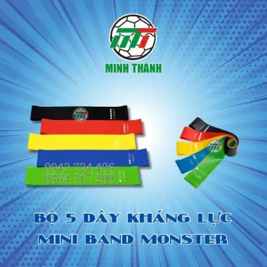 BỘ 5 DÂY KHÁNG LỰC MINI BAND MONSTER