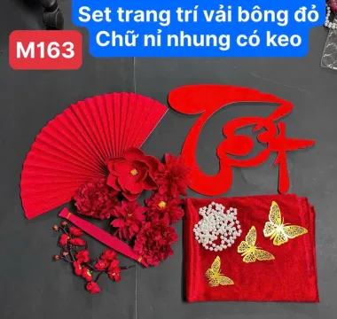Quạt Decor Tết