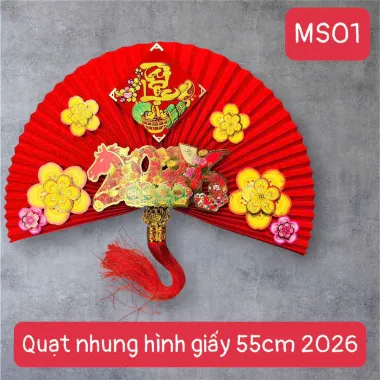 Quạt Decor Tết