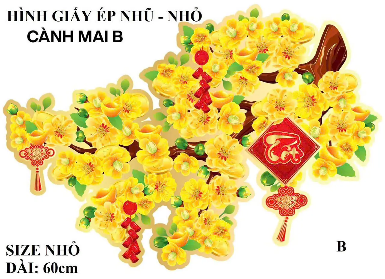 Cây Mai Decal