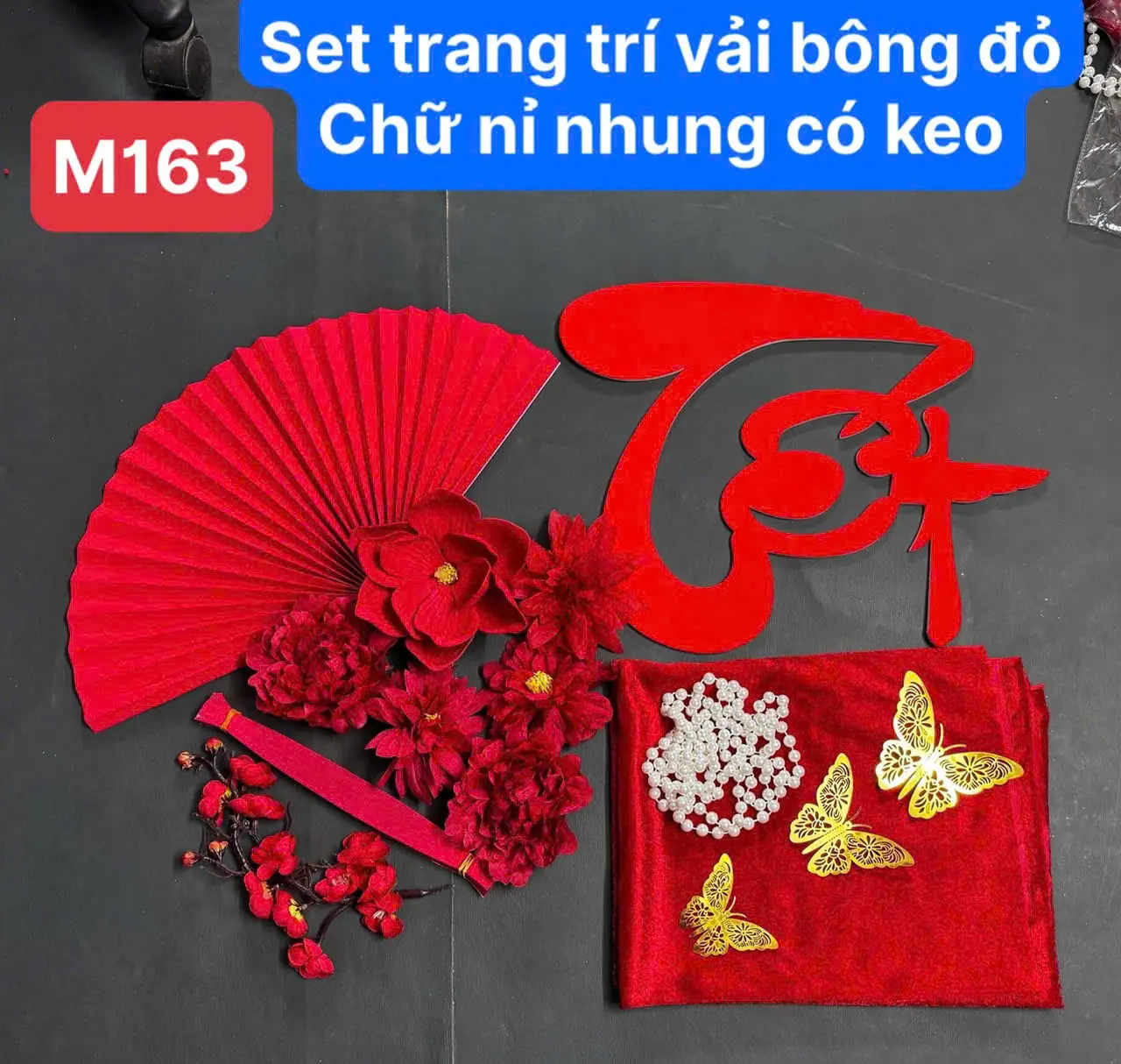 Quạt Decor Tết